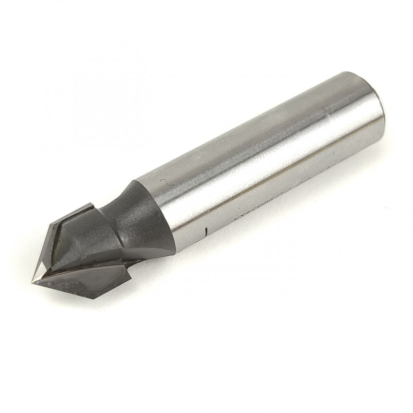 Tungsten steel V groove router bit designed for shaping plastic/acrylic